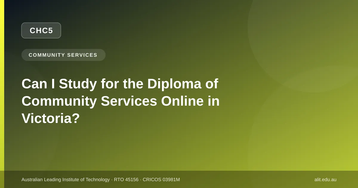 Diploma of Community Services Online Victoria featured image