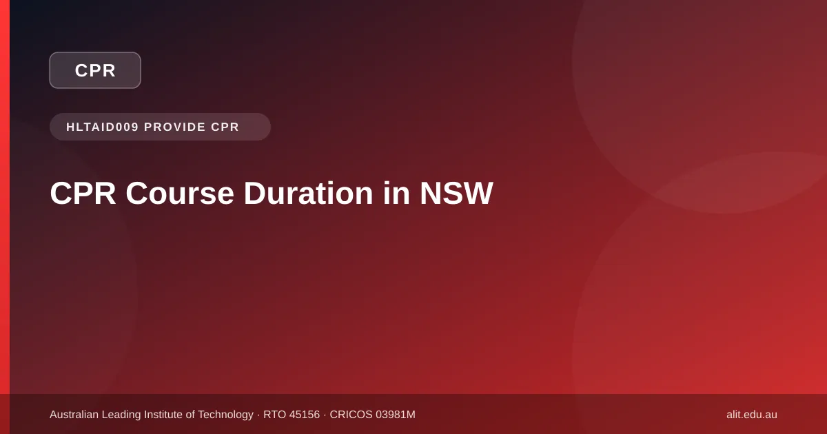 Featured image: CPR Course Duration NSW