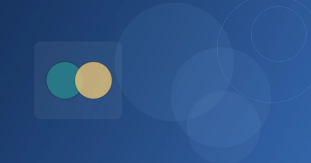 Two overlapping circles representing the comparison between two community services qualifications